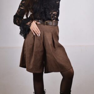 Δαντελένιο Πουκάμισο με Βολάν & Μανίκια Καμπάνα